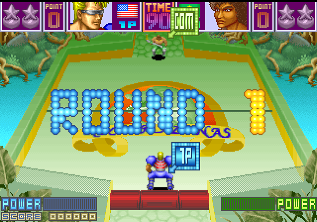 Slap Shot Arcade Screenshot: Round 1 start.