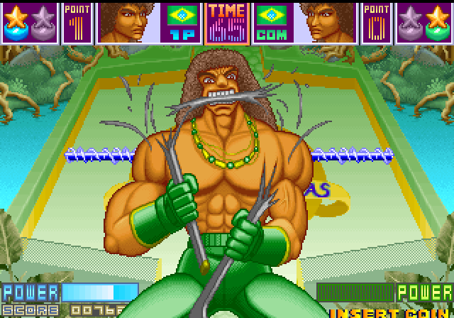 Slap Shot Arcade Screenshot: Argh, I lost!