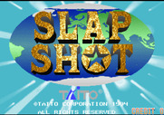 Slap Shot for Arcade - Title screen.