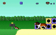 Beethoven: The Ultimate Canine Caper! for IBM PC/Compatibles - Trying to guide a pup back safely...