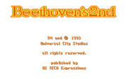 Beethoven: The Ultimate Canine Caper! for IBM PC/Compatibles - Credits screen.