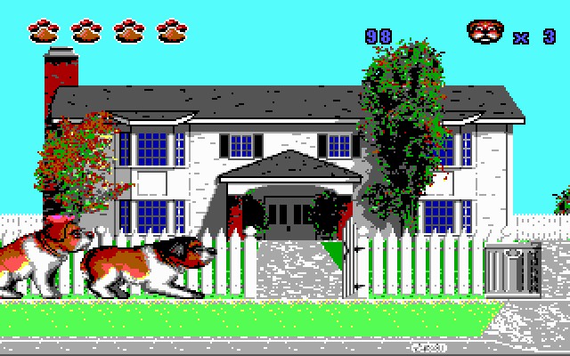 Beethoven: The Ultimate Canine Caper! IBM PC/Compatibles Screenshot: Game start.