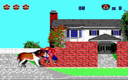 Beethoven: The Ultimate Canine Caper! for IBM PC/Compatibles - A skateboarder attacks!