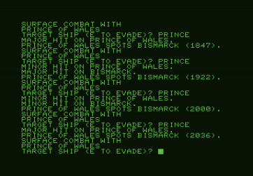 North Atlantic Convoy Raider for Commodore PET - This next battle is a tough one...
