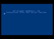 Planet Miners for Atari 8-bit - Title screen 2 (Disk version).