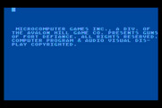 Guns of Fort Defiance for Atari 8-bit - Copyright screen.