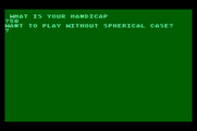 Guns of Fort Defiance for Atari 8-bit - Setting a few game options.