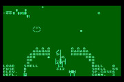 Guns of Fort Defiance for Atari 8-bit - Loading a shot on a more difficult level...
