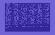 Guns of Fort Defiance for Commodore 64 - Here's the situation...