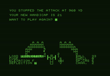 Guns of Fort Defiance for Commodore PET -  I stopped the attack!