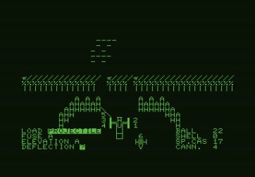 Guns of Fort Defiance for Commodore PET - Running out of time to defeat the enemy!