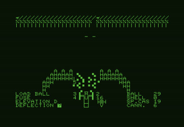 Guns of Fort Defiance for Commodore PET - Another shot fired!