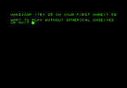 Guns of Fort Defiance for Commodore PET - Select some game options...