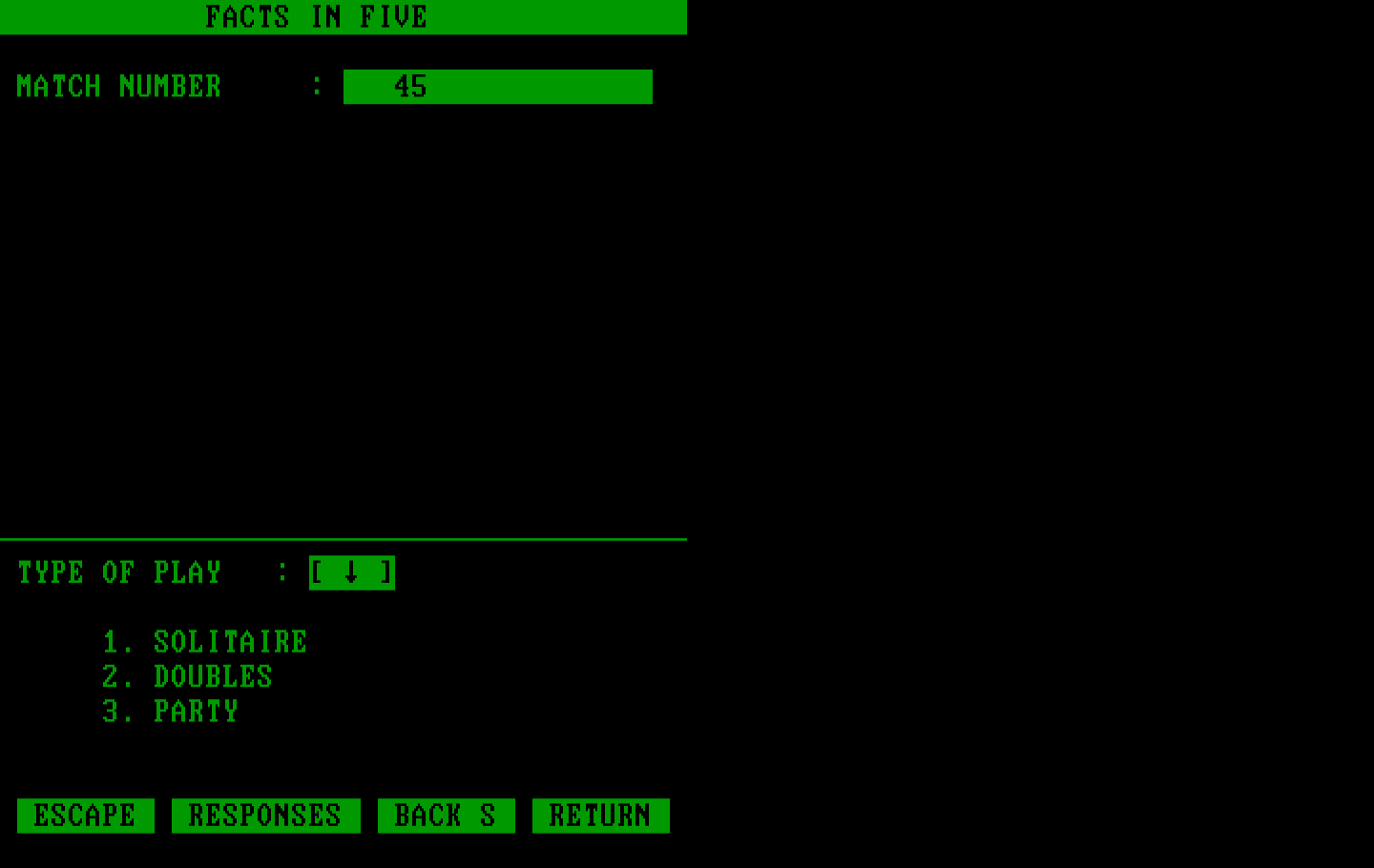 Computer Facts in Five IBM PC/Compatibles Screenshot: First, we'll need to setup some options...