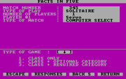 Computer Facts in Five for IBM PC/Compatibles - Setting up a solitaire game.