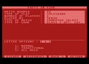 Computer Facts in Five for Atari 8-bit - Here's the options selected for this round...