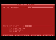 Computer Facts in Five for Atari 8-bit - Setting up a new match.