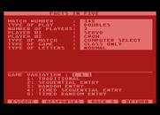 Computer Facts in Five for Atari 8-bit - Starting a round of doubles.