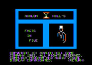 Computer Facts in Five for Apple II - Title screen.