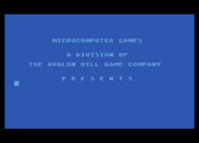 VC for Atari 8-bit - Microcomputer Games presents...