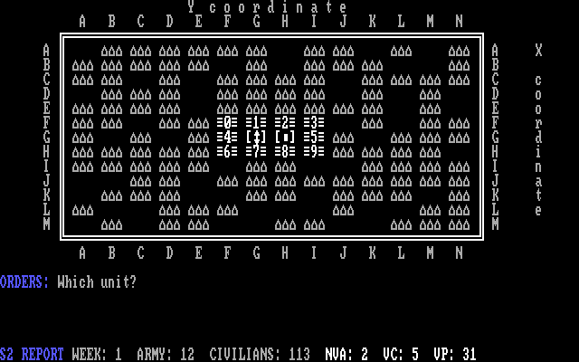 VC IBM PC/Compatibles Screenshot: Game start.