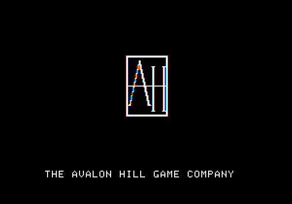 VC Apple II Screenshot: Avalon Hill logo.