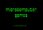 VC for Apple II - Microcomputer Games logo.