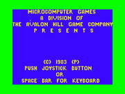 VC for TRS-80 Color Computer - Microcomputer Games presents...