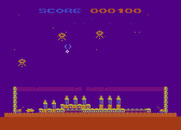 Strätos for Atari 8-bit - Game start.