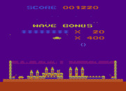 Strätos for Atari 8-bit - Wave bonus.