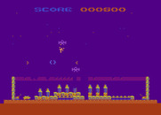 Strätos for Atari 8-bit - My shield takes on some damage...