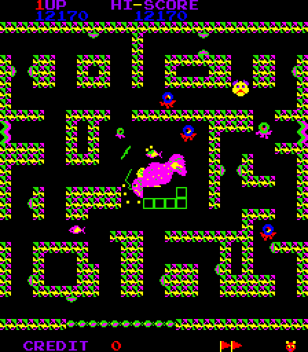 Devil Fish Arcade Screenshot: Level 2 almost complete...