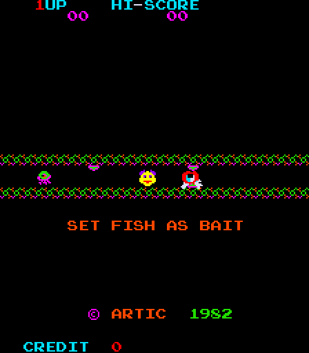 Devil Fish Arcade Screenshot: Game instructions, part 1...