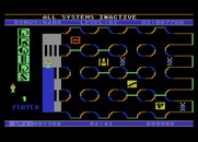 Droids for Atari 8-bit - The elevator on the left is slow but provides a more direct route to floors...