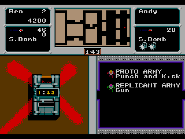 Crack Down Sega Genesis / Mega Drive Screenshot: One bomb planted, more to go...