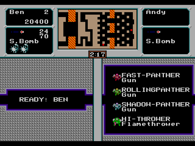 Crack Down Sega Genesis / Mega Drive Screenshot: I've been hit! Get ready to continue again...