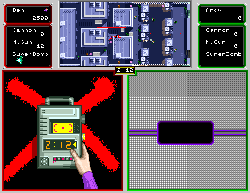 Crack Down Arcade Screenshot: I've placed one bomb so far...