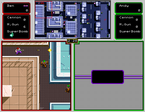 Crack Down Arcade Screenshot: Game start.