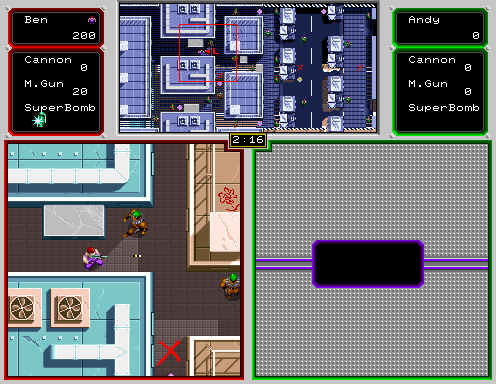 Crack Down Arcade Screenshot: Exploring...