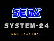Crack Down for Arcade - SEGA System 24 logo screen.
