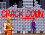 Crack Down for Arcade - Intro title screen.