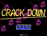 Crack Down for Arcade - Main title screen.