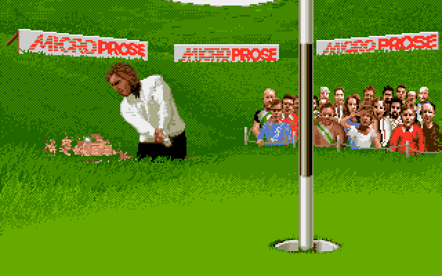 David Leadbetter's Greens Amiga Screenshot: Introduction animation.