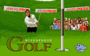David Leadbetter's Greens for Amiga - Title screen.