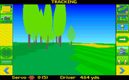 David Leadbetter's Greens for Amiga - The camera follows the ball after you hit it...