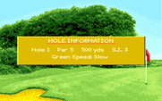 David Leadbetter's Greens for Amiga - Hole information.