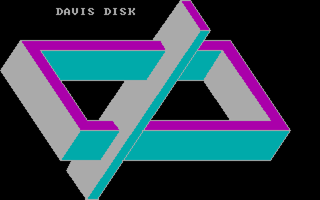 Anti-Ballistic-Missile IBM PC/Compatibles Screenshot: Davis Disk presents...