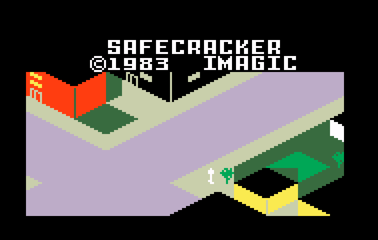 Safecracker Intellivision Screenshot: Title screen.