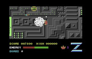 Z-Pilot for Commodore 64 - Another enemy blasted into pieces...