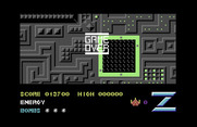 Z-Pilot for Commodore 64 - Game over.
